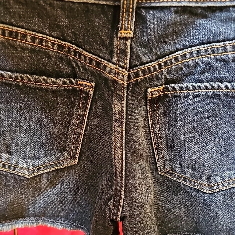 Old Navy NWT Girls Denim Jean Shorts With Cutouts Size 6
